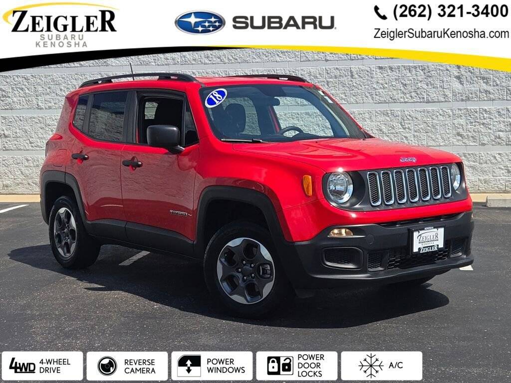 2018 Jeep Renegade Sport — SUV — 50,977 mi — Kenosha, WI