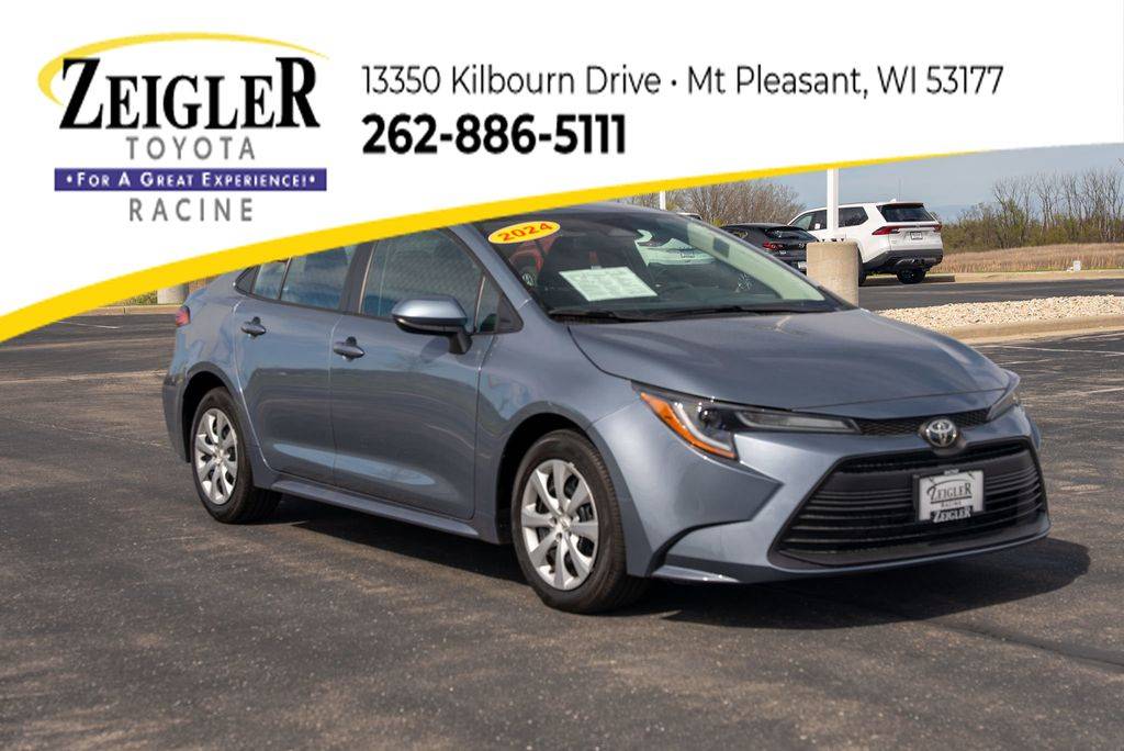 2024 Toyota Corolla LE — Sedan — 15,512 mi — Mount Pleasant, WI