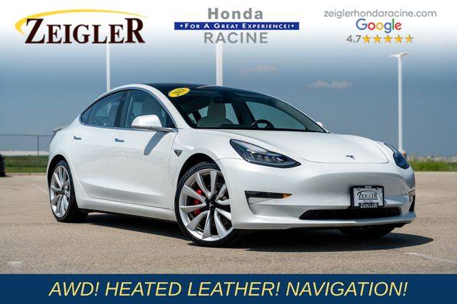 2018 Tesla Model 3 Long Range — Sedan — 58,514 mi — Mount Pleasant, WI