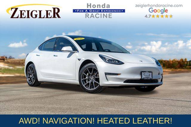 2020 Tesla Model 3 Long Range — Sedan — 74,738 mi — Mount Pleasant, WI