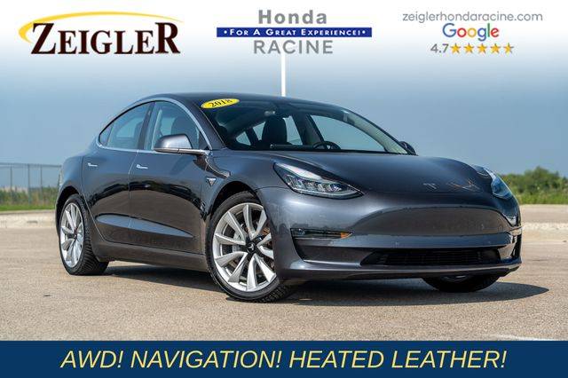 2018 Tesla Model 3 Long Range — Sedan — 66,237 mi — Mount Pleasant, WI