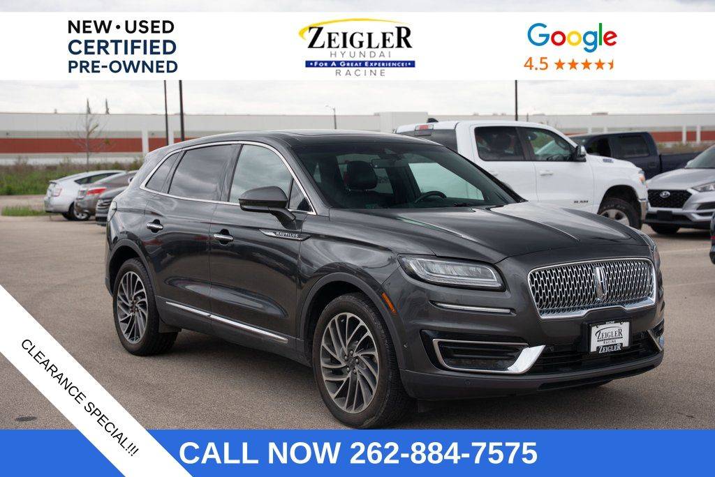 2019 Lincoln Nautilus Reserve — SUV — 86,961 mi — Mount Pleasant, WI