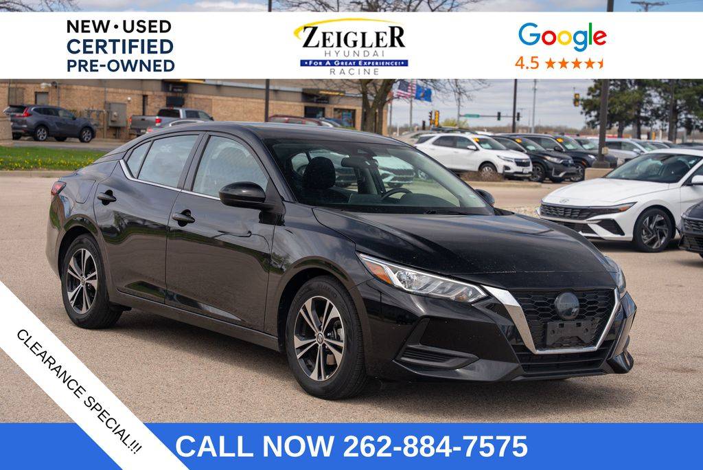 2022 Nissan Sentra SV — Sedan — 54,976 mi — Mount Pleasant, WI