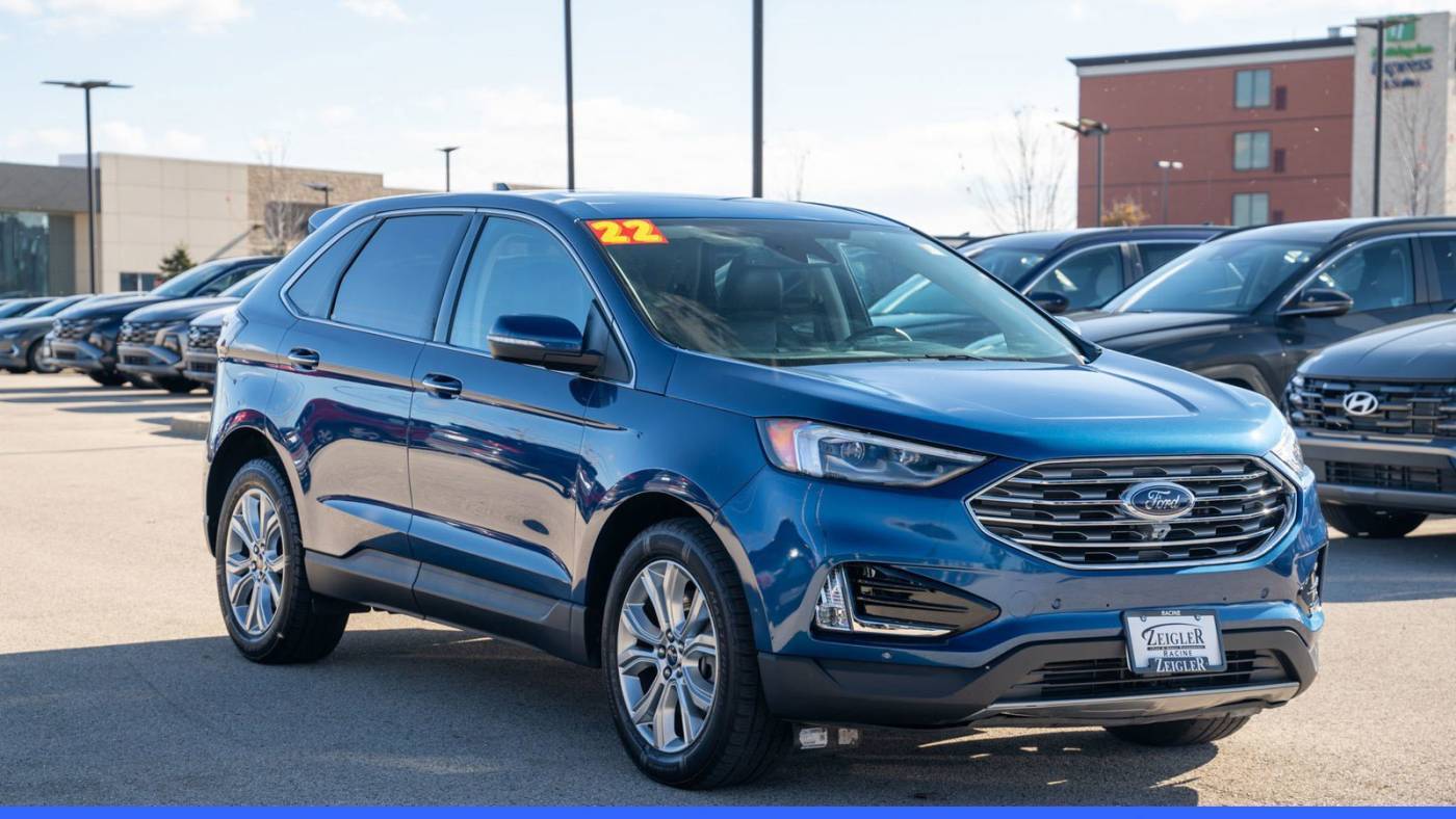 2022 Ford Edge Titanium — SUV — 63,130 mi — Mount Pleasant, WI