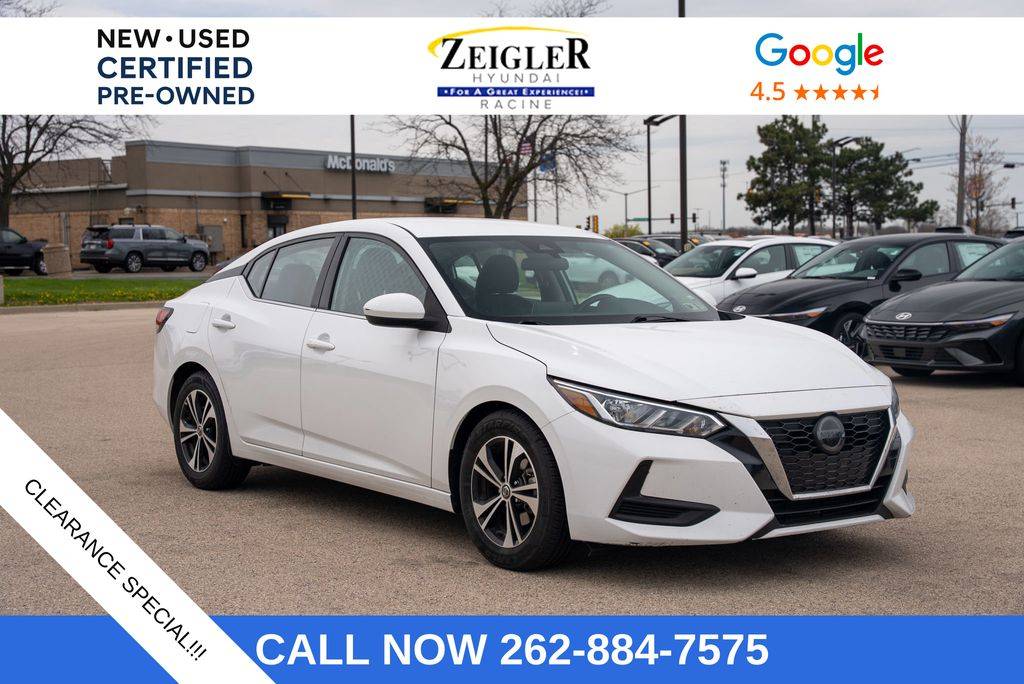 2022 Nissan Sentra SV — Sedan — 53,110 mi — Mount Pleasant, WI