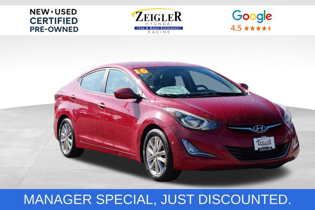 2016 Hyundai Elantra SE — Sedan — 102,930 mi — Mount Pleasant, WI