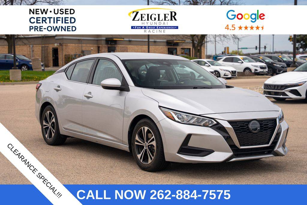 2022 Nissan Sentra SV — Sedan — 46,746 mi — Mount Pleasant, WI