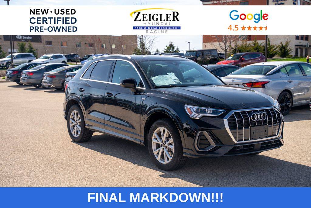 2024 Audi Q3 S line Premium — SUV — 36,279 mi — Mount Pleasant, WI