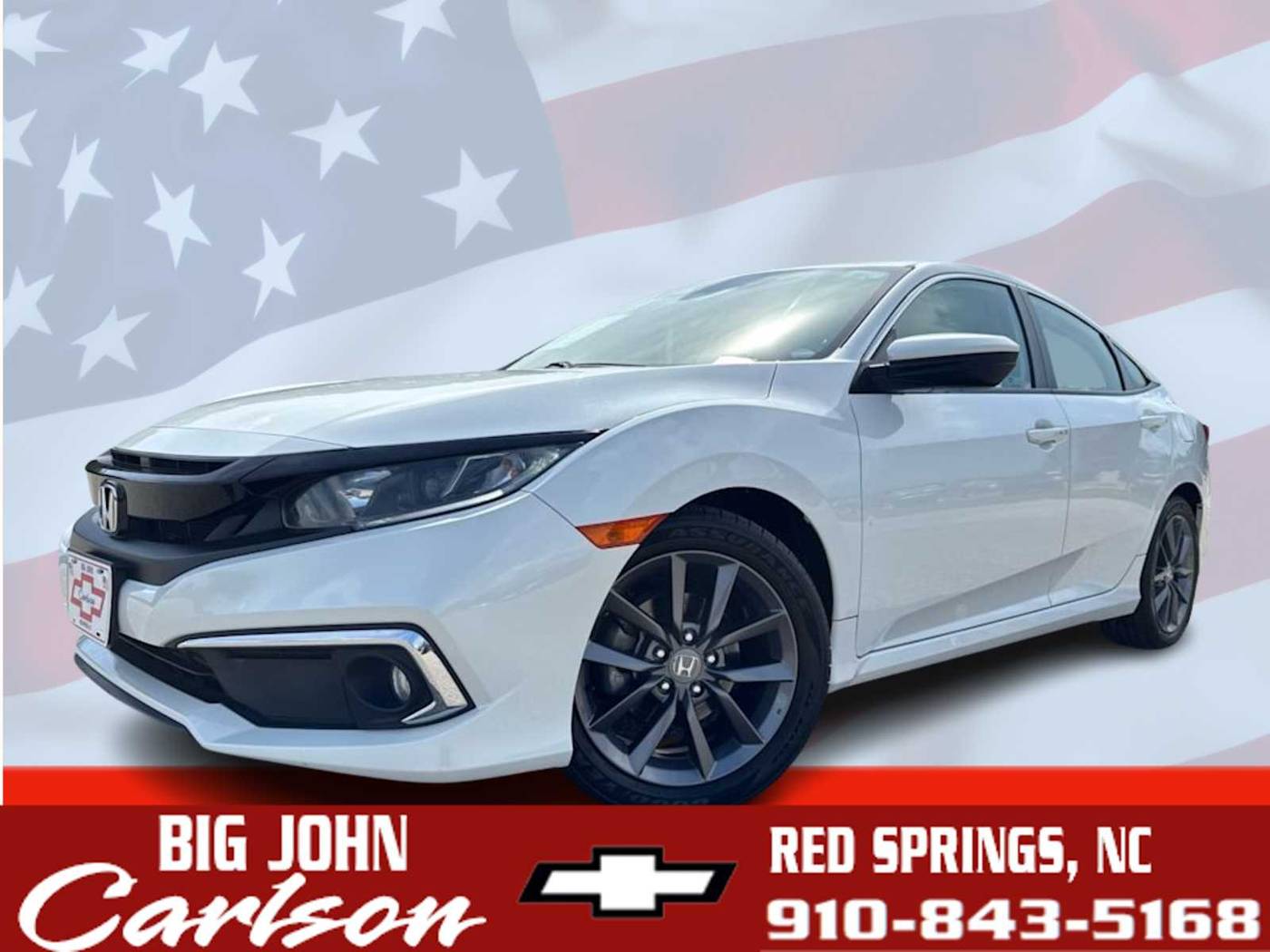 2020 Honda Civic EX — Sedan — 53,704 mi — Red Springs, NC
