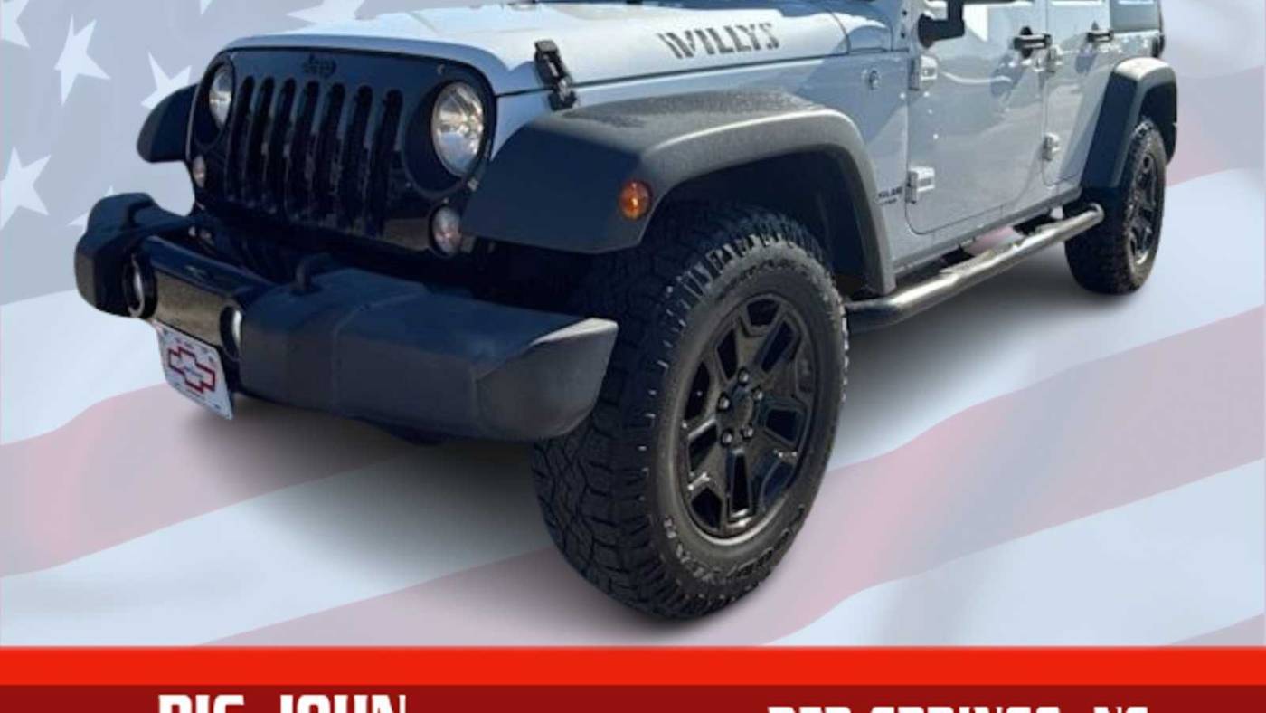 2017 Jeep Wrangler Willys Wheeler — SUV — 91,795 mi — Red Springs, NC