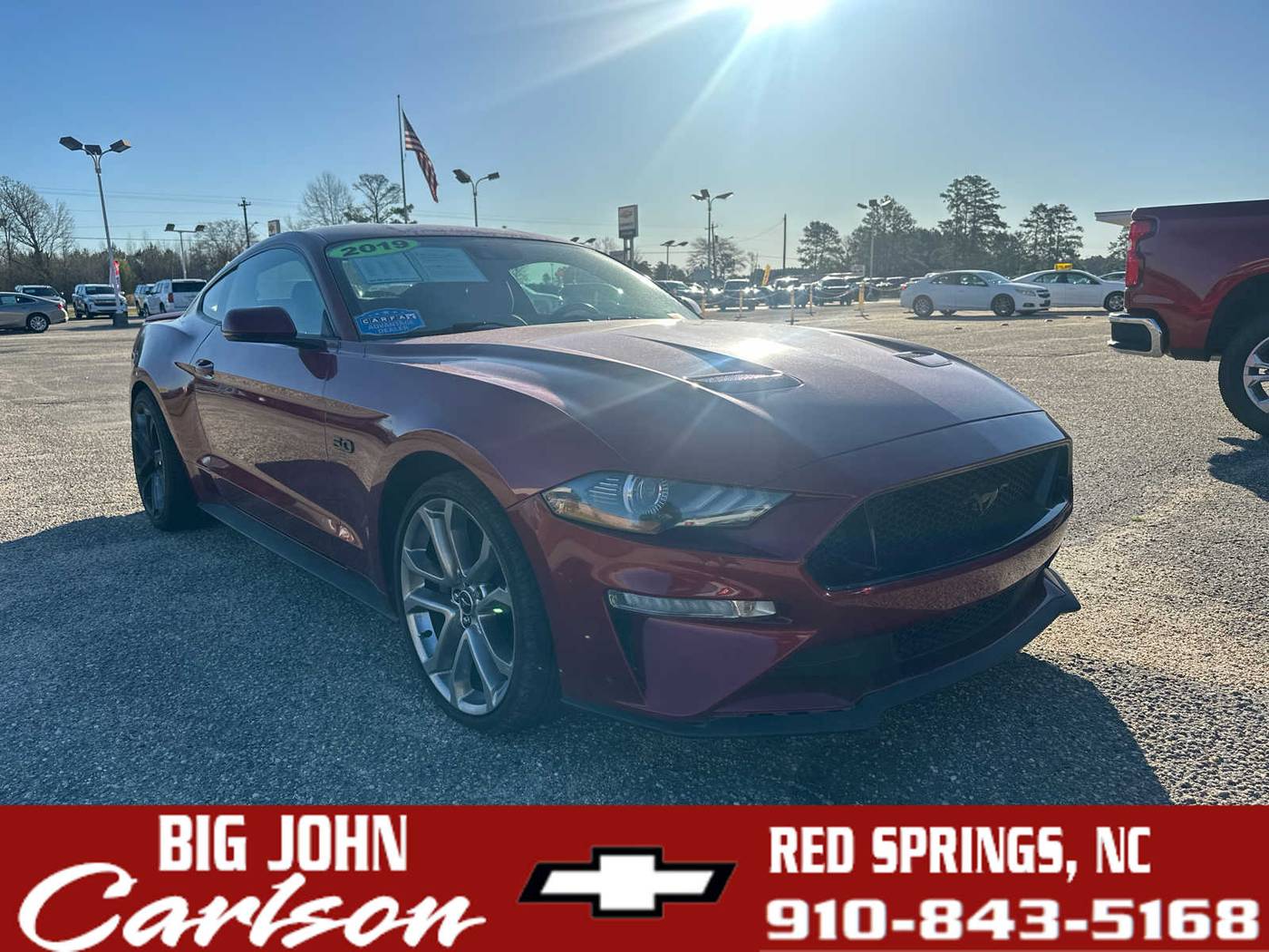 2019 Ford Mustang GT Premium — Coupe — 74,183 mi — Red Springs, NC