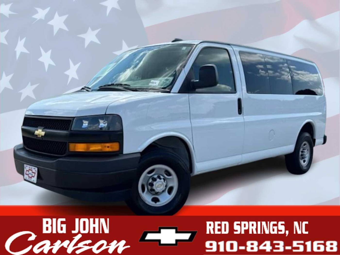 2023 Chevrolet Express Passenger LS — Passenger Van — 9,748 mi — Red Springs, NC