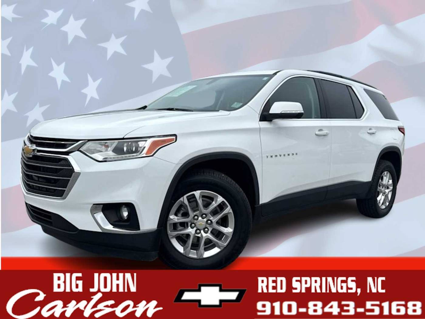 2021 Chevrolet Traverse LT Cloth — SUV — 60,823 mi — Red Springs, NC