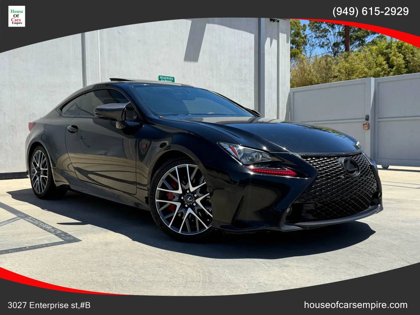 2016 Lexus RC RC 350 — Coupe — 139,089 mi — Costa Mesa, CA