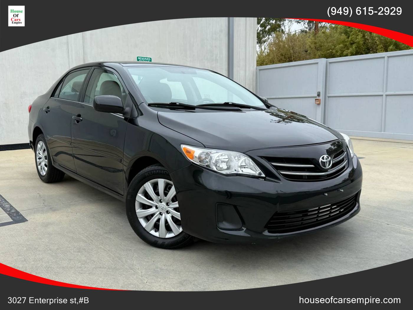 2013 Toyota Corolla LE — Sedan — 62,768 mi — Costa Mesa, CA