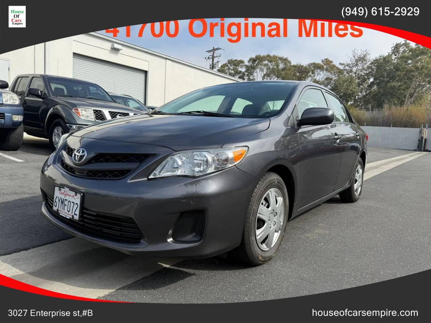 2013 Toyota Corolla L — Sedan — 41,735 mi — Costa Mesa, CA