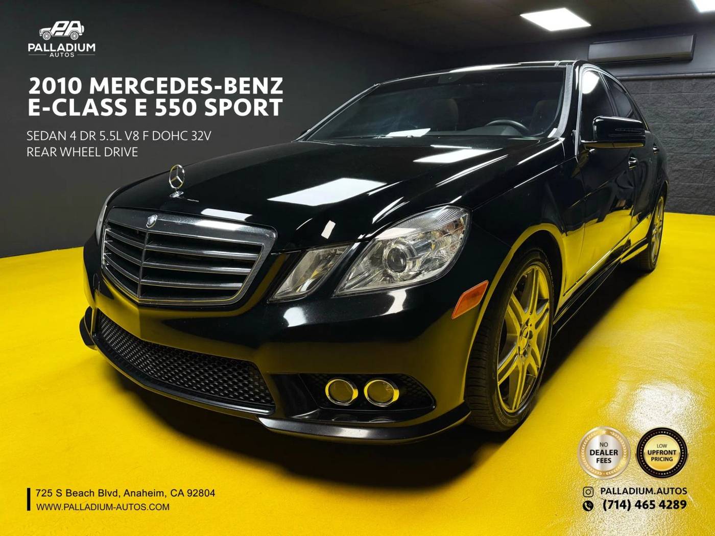 2010 Mercedes-Benz E-Class E 550 — Sedan — 108,436 mi — S Anaheim, CA