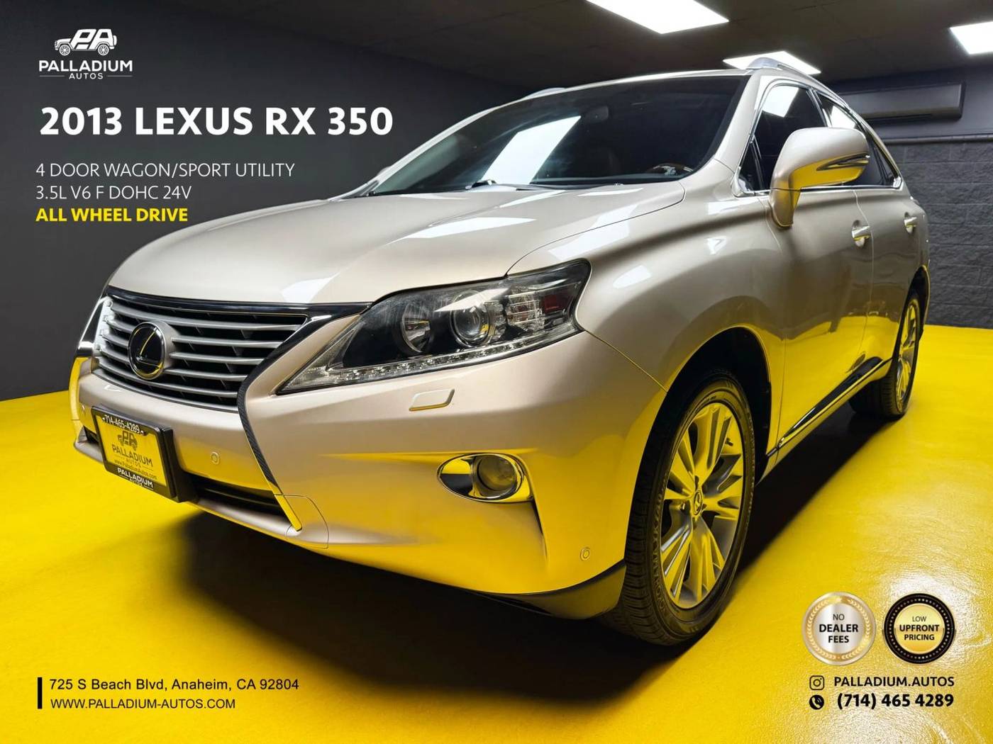 2013 Lexus RX RX 350 — SUV — 95,089 mi — S Anaheim, CA
