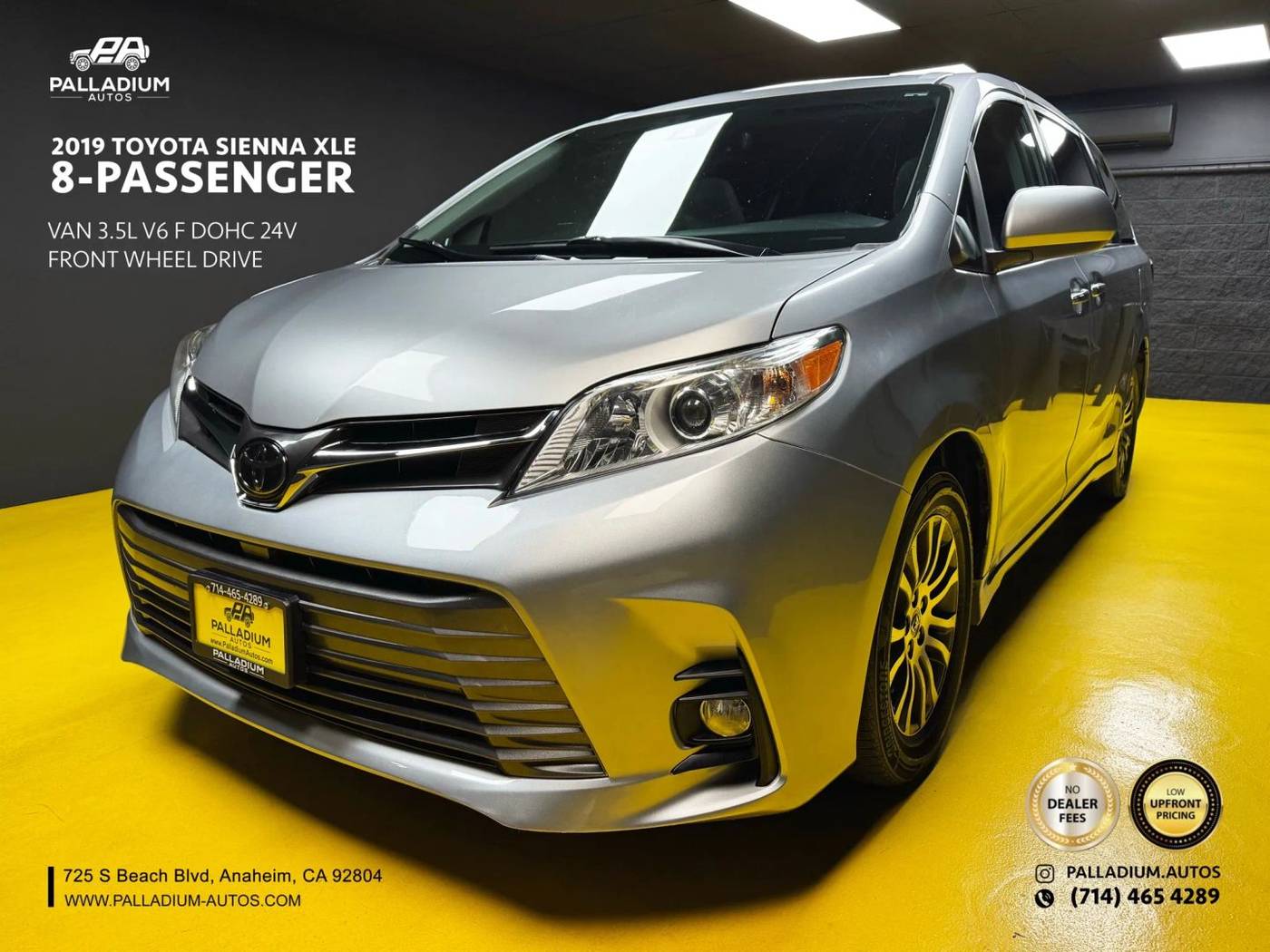 2019 Toyota Sienna XLE — Minivan — 121,420 mi — S Anaheim, CA