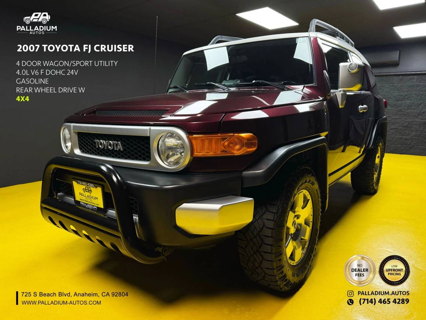 2007 Toyota FJ Cruiser Base — SUV — 167,427 mi — S Anaheim, CA