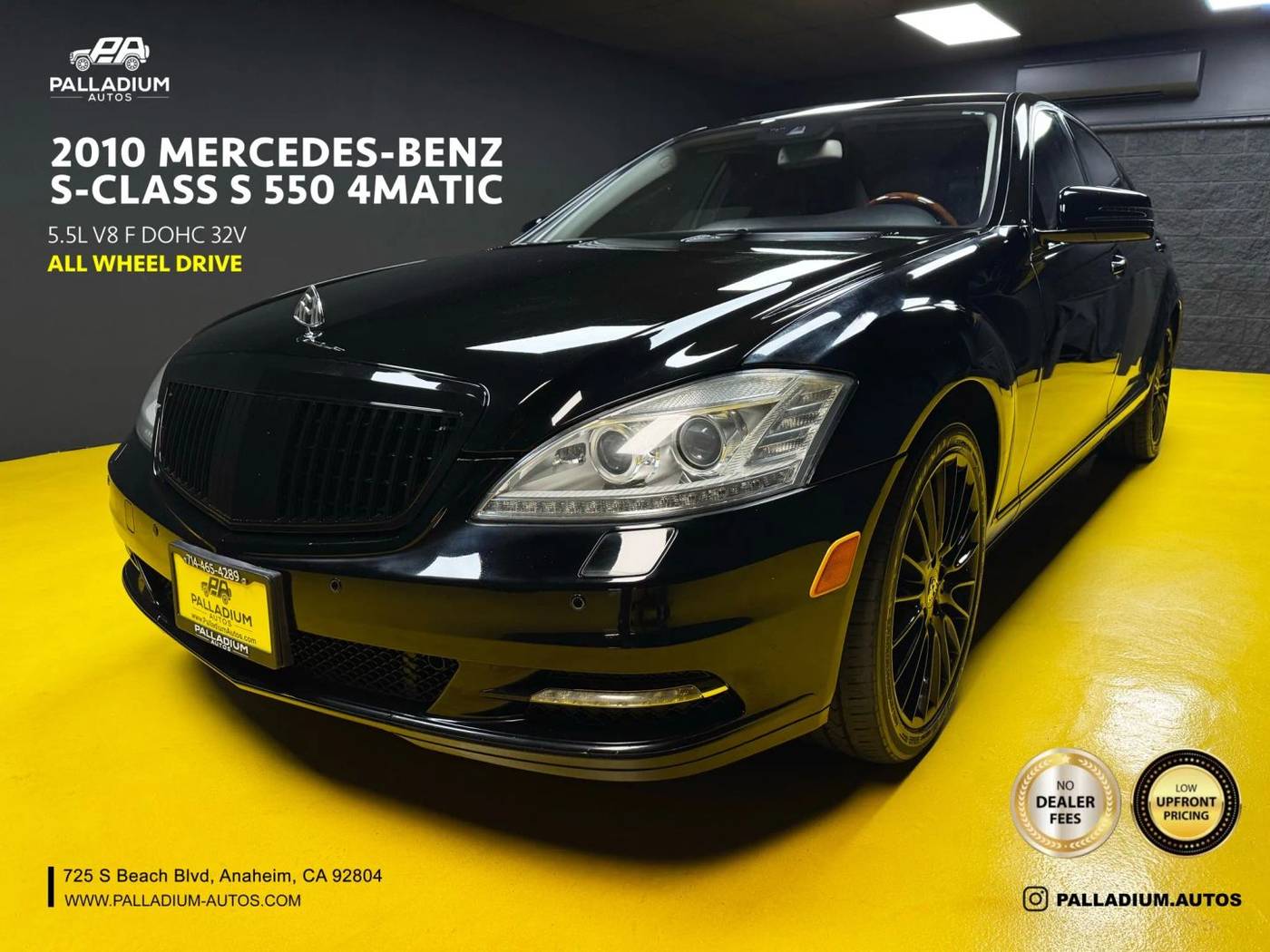 2010 Mercedes-Benz S-Class S 550 — Sedan — 89,101 mi — S Anaheim, CA
