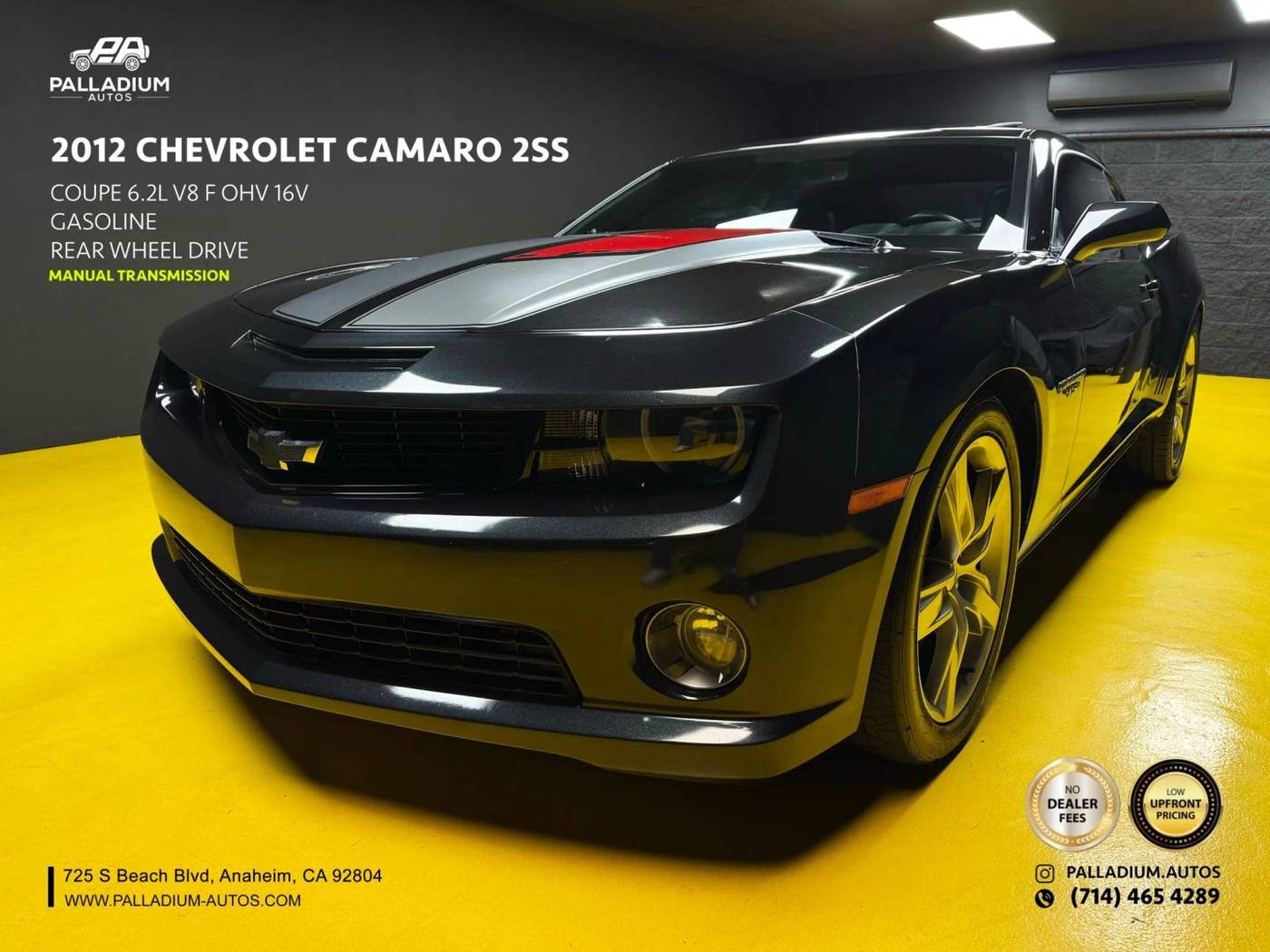 2012 Chevrolet Camaro 2SS — Coupe — 80,333 mi — S Anaheim, CA