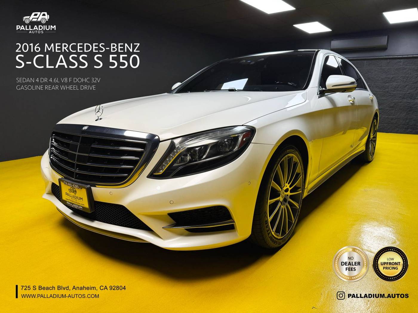 2016 Mercedes-Benz S-Class S 550 — Sedan — 78,995 mi — S Anaheim, CA