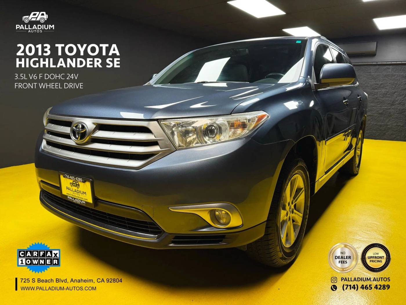 2013 Toyota Highlander SE V6 — SUV — 122,881 mi — S Anaheim, CA