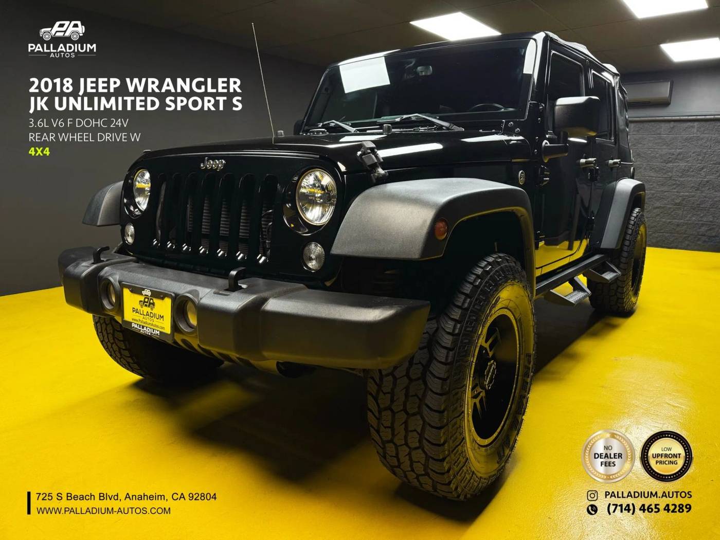 2018 Jeep Wrangler Sport S — SUV — 88,939 mi — S Anaheim, CA