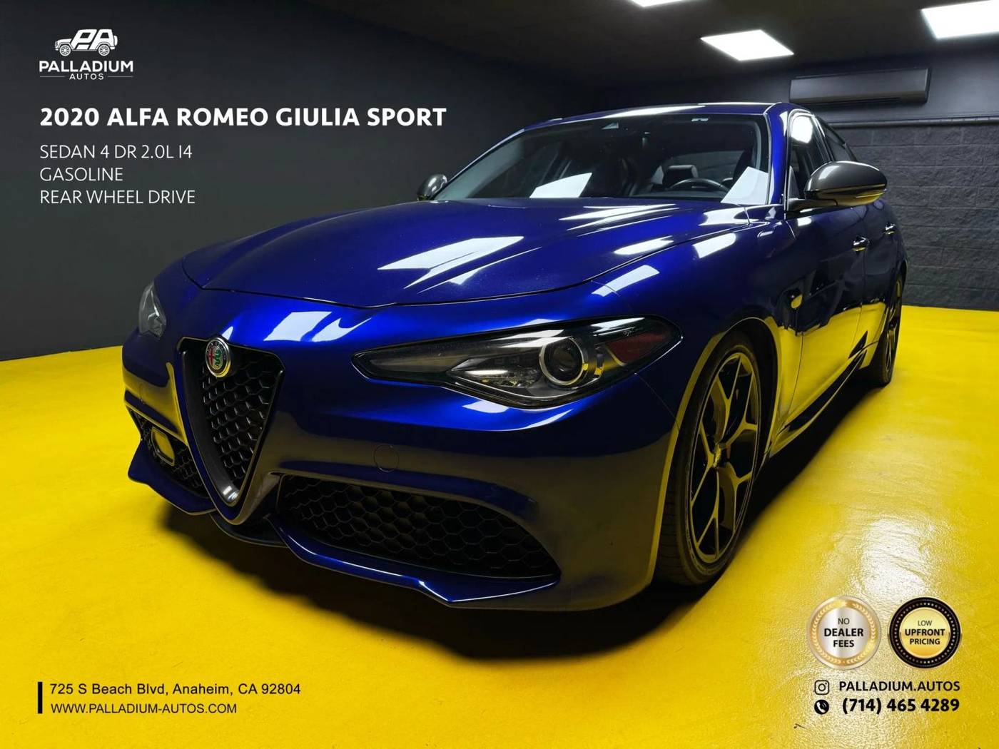 2020 Alfa Romeo Giulia Sport — Sedan — 102,505 mi — S Anaheim, CA