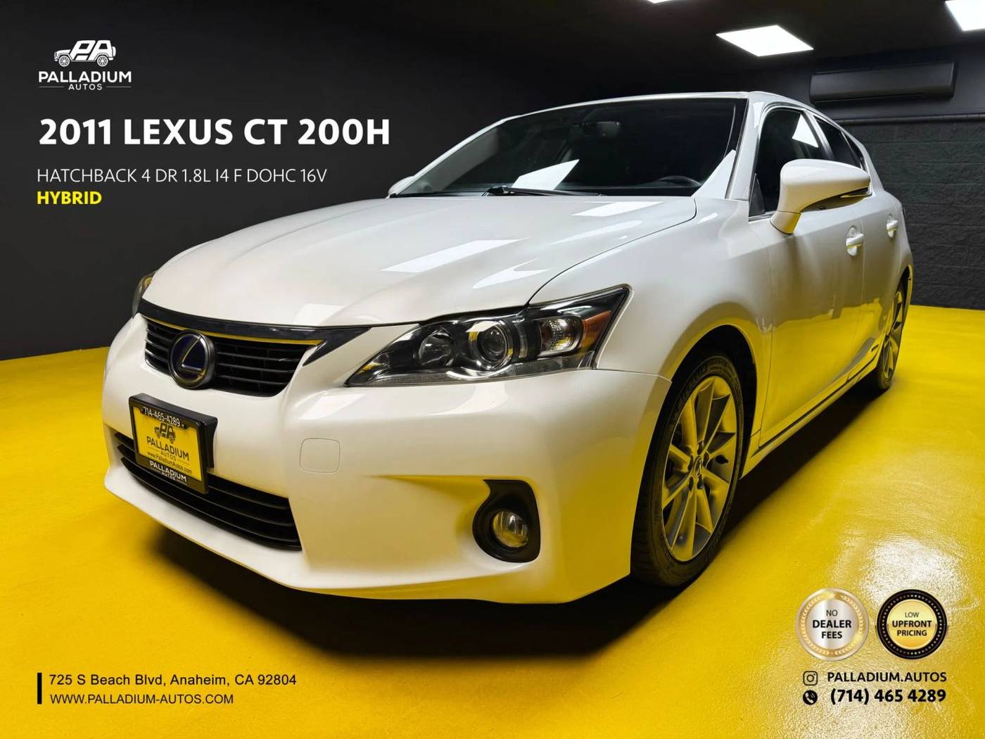 2011 Lexus CT CT 200h — Hatchback — 136,719 mi — S Anaheim, CA