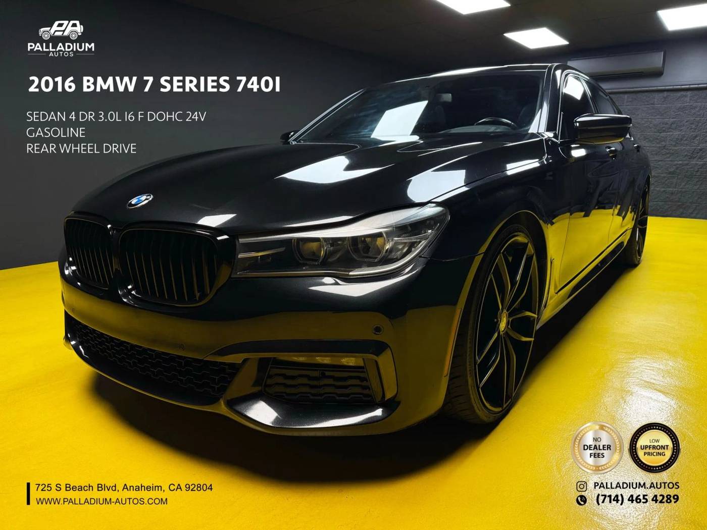 2016 BMW 7 Series 740i — Sedan — 102,235 mi — S Anaheim, CA