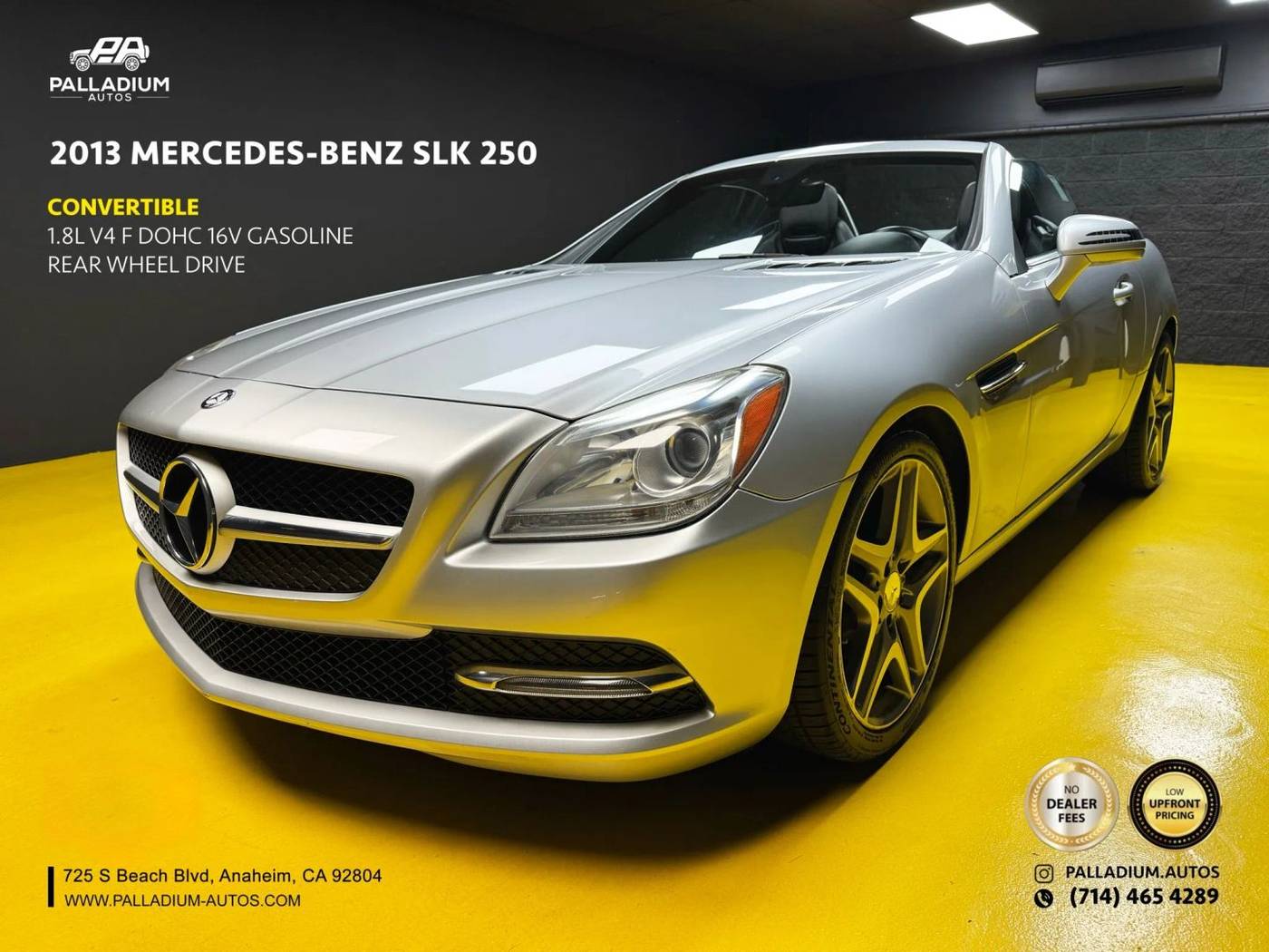 2013 Mercedes-Benz SLK SLK 250 — Convertible — 86,236 mi — S Anaheim, CA