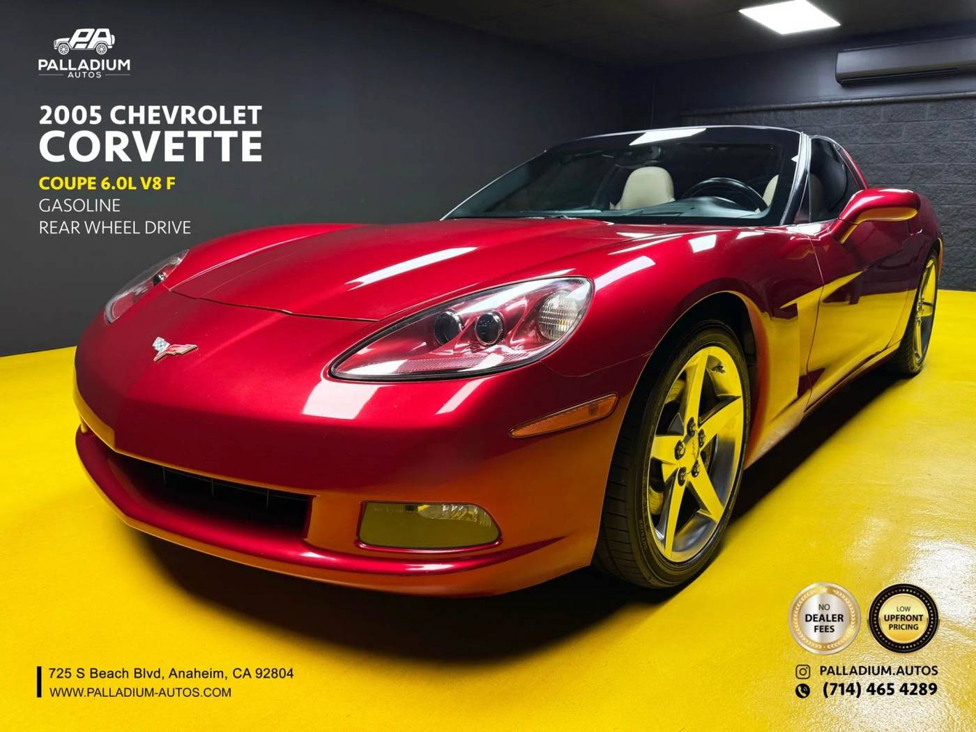 2005 Chevrolet Corvette Base — Coupe — 91,834 mi — S Anaheim, CA