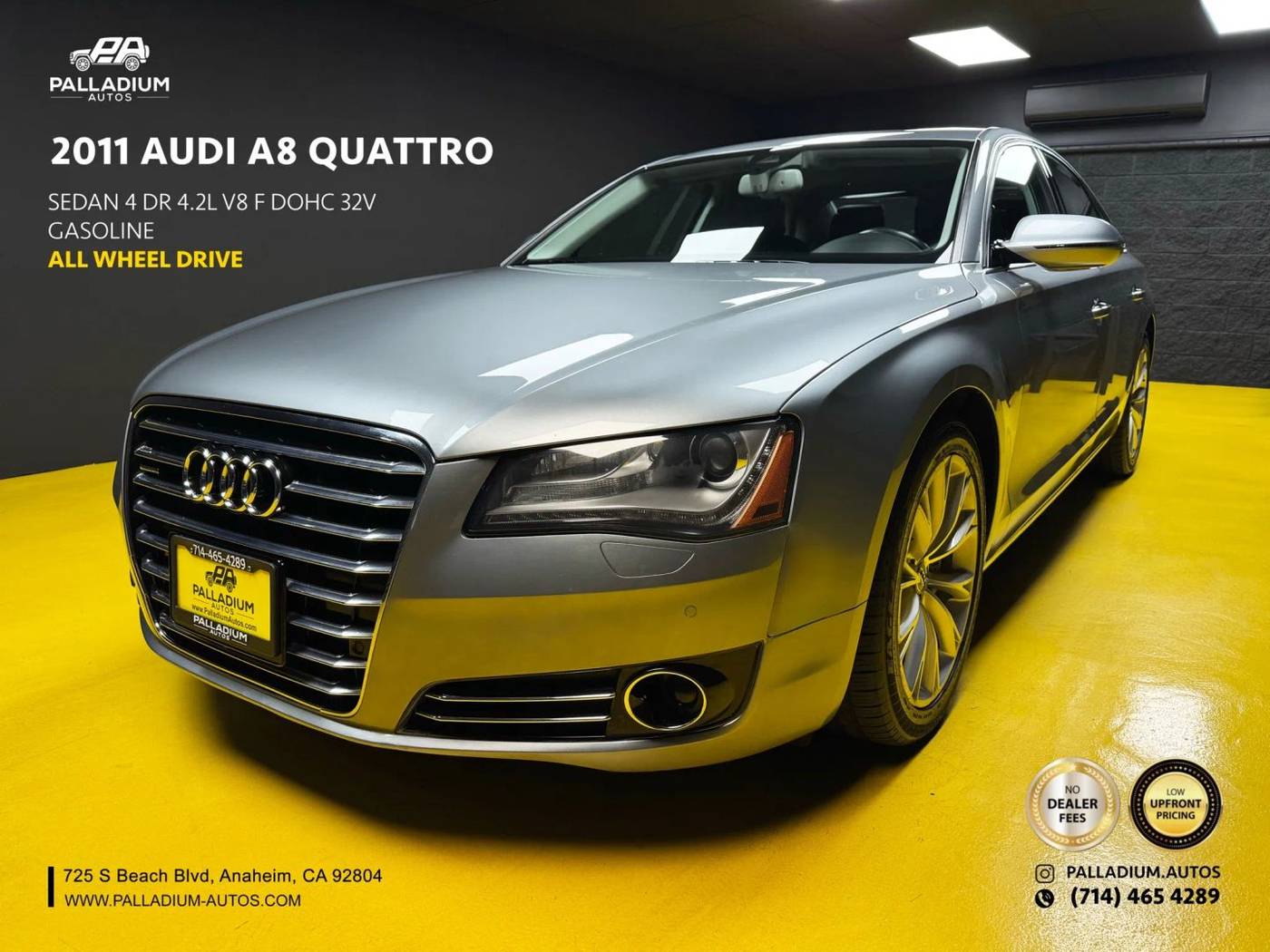2011 Audi A8 4.2L — Sedan — 71,601 mi — S Anaheim, CA
