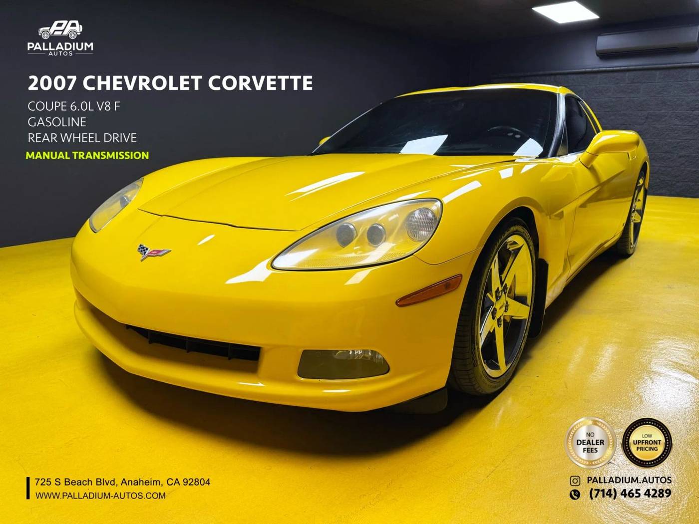 2007 Chevrolet Corvette Base — Coupe — 81,186 mi — S Anaheim, CA