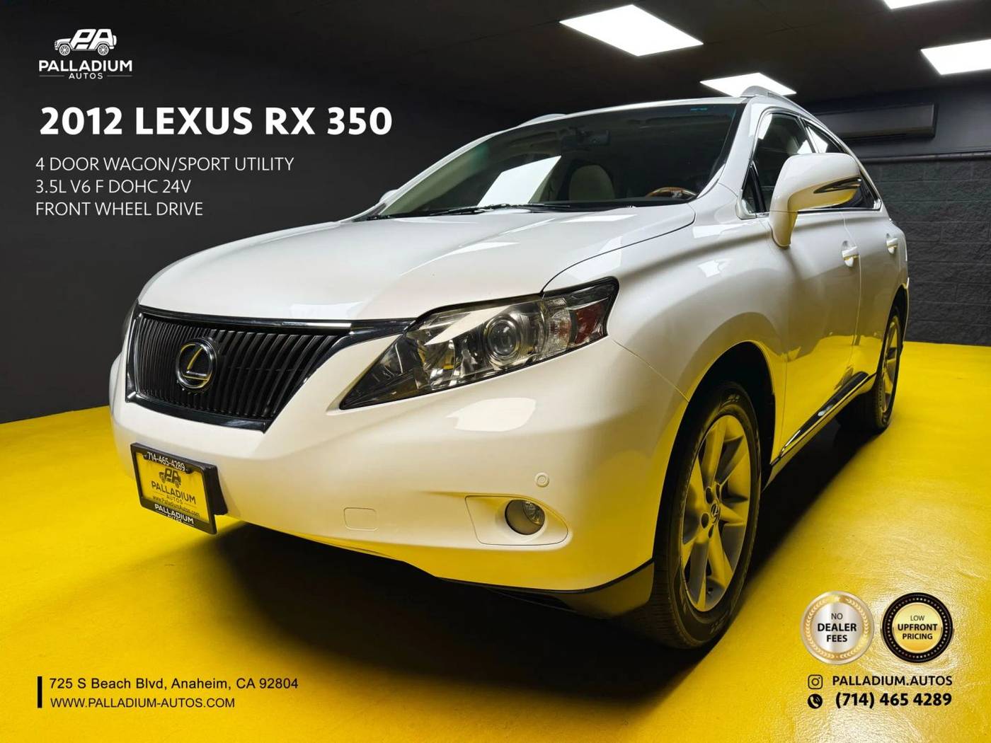 2012 Lexus RX RX 350 — SUV — 109,949 mi — S Anaheim, CA