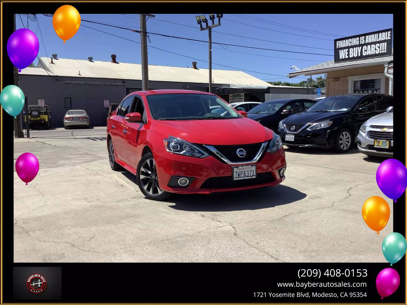 2017 Nissan Sentra SR — Sedan — 49,825 mi — Modesto, CA