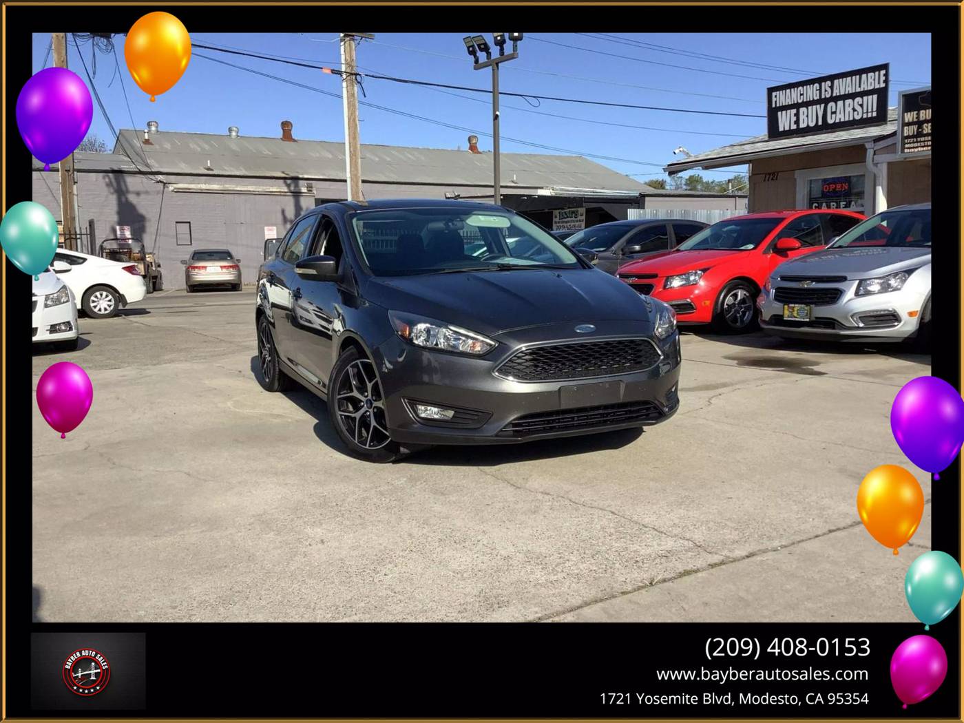 2018 Ford Focus SEL — Sedan — 43,131 mi — Modesto, CA