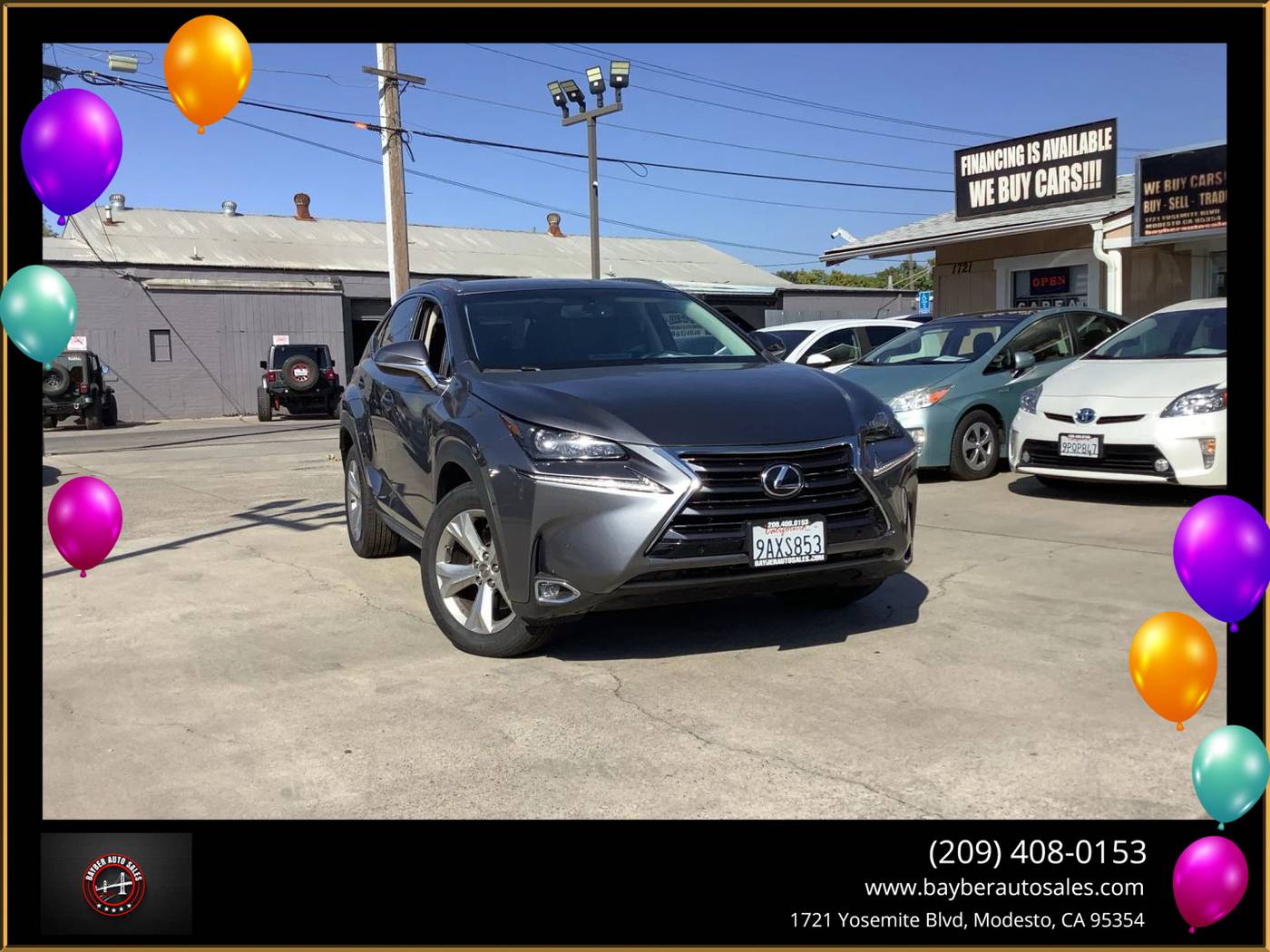 2017 Lexus NX NX Turbo F Sport — SUV — 135,059 mi — Modesto, CA