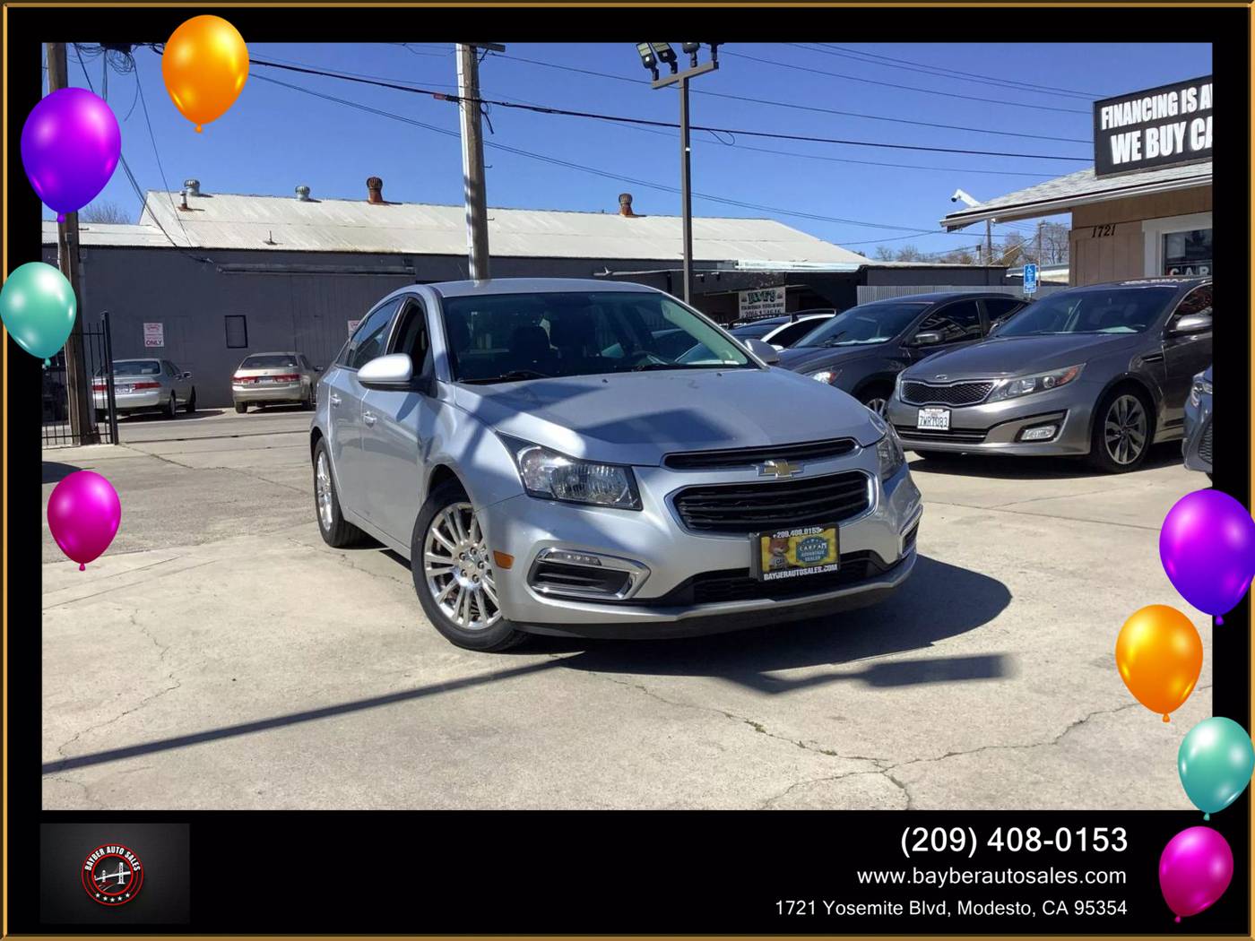 2016 Chevrolet Cruze Limited ECO — Sedan — 70,535 mi — Modesto, CA