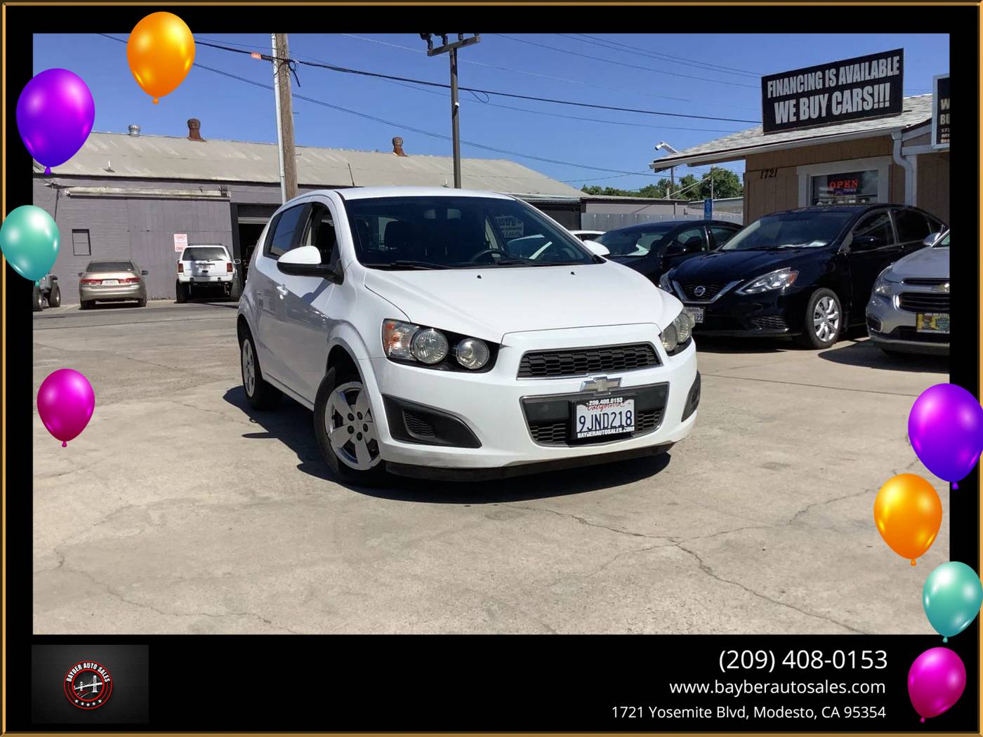 2014 Chevrolet Sonic LS — Hatchback — 118,880 mi — Modesto, CA