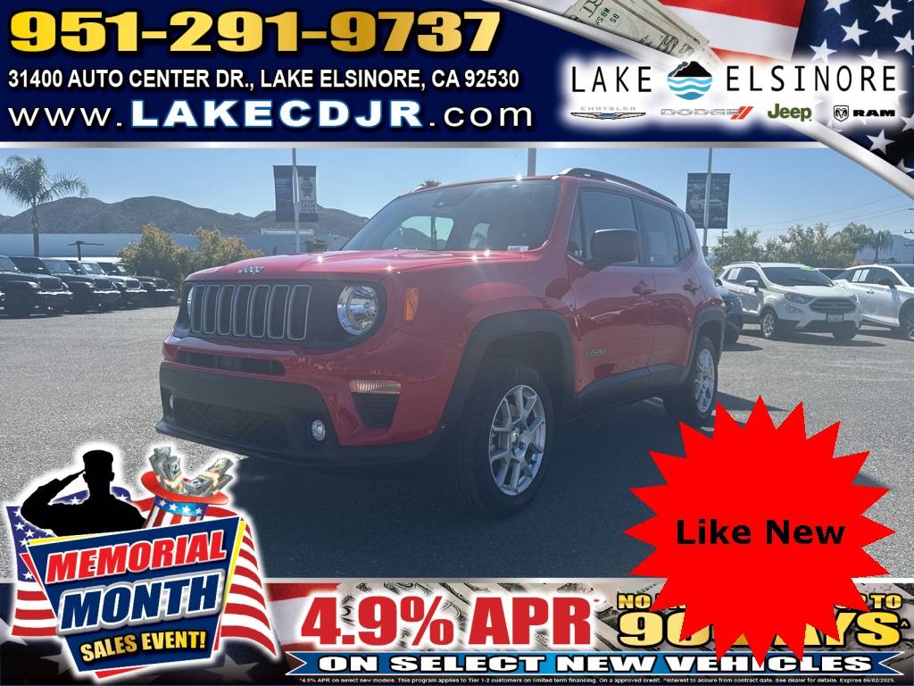 2023 Jeep Renegade Latitude — SUV — 5,851 mi — Lake Elsinore, CA