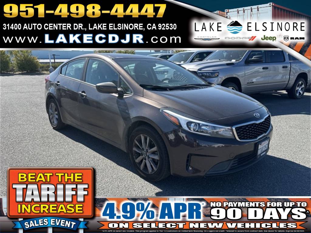 2017 Kia Forte LX — Sedan — 73,652 mi — Lake Elsinore, CA