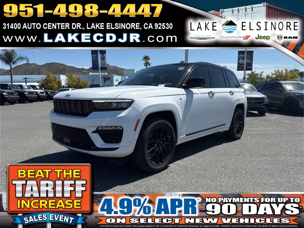 2022 Jeep Grand Cherokee Summit 4xe — SUV — 15,186 mi — Lake Elsinore, CA