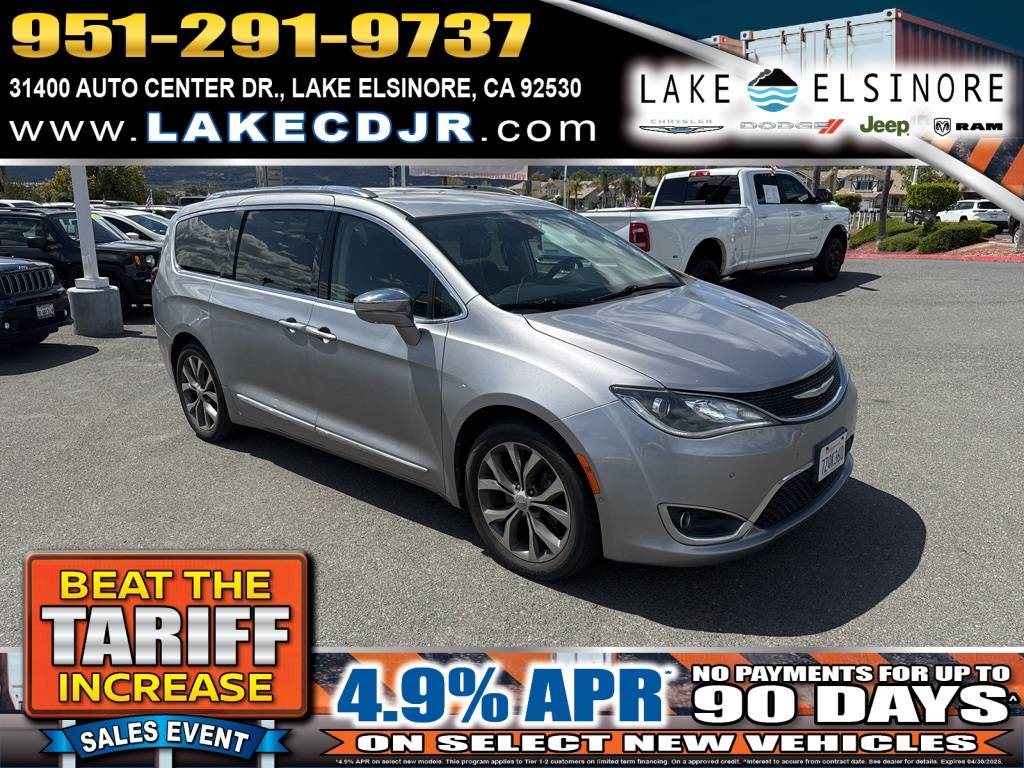 2017 Chrysler Pacifica Limited — Minivan — 74,573 mi — Lake Elsinore, CA