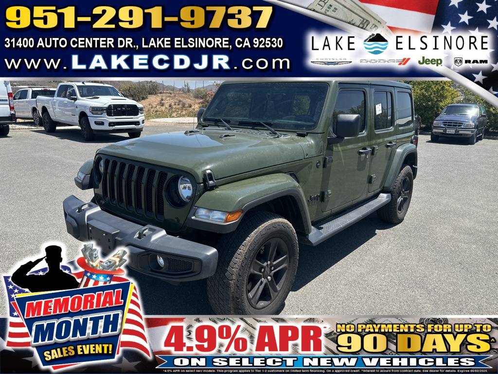 2021 Jeep Wrangler Sahara High Altitude — SUV — 27,863 mi — Lake Elsinore, CA