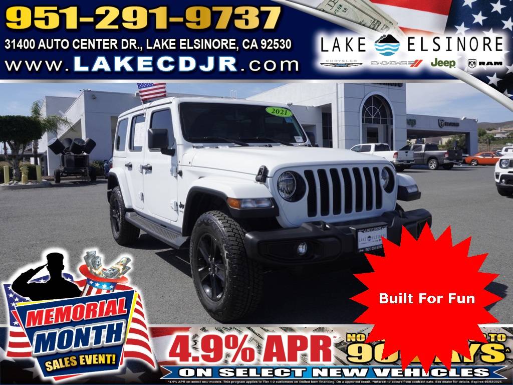 2021 Jeep Wrangler Sahara High Altitude — SUV — 13,419 mi — Lake Elsinore, CA