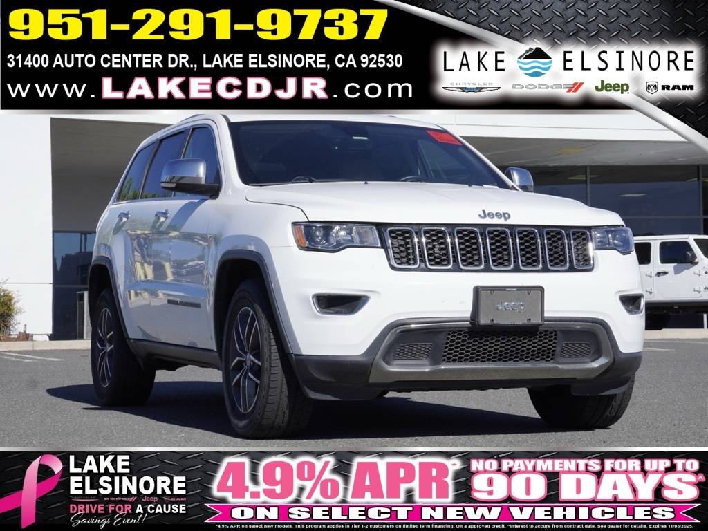 2017 Jeep Grand Cherokee Limited — SUV — 88,970 mi — Lake Elsinore, CA