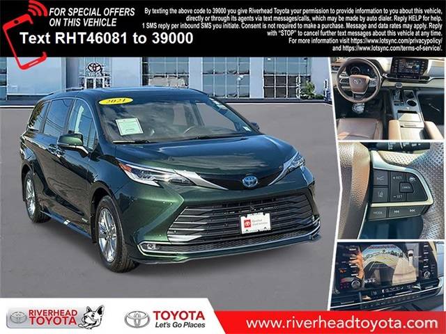 2021 Toyota Sienna Platinum — Minivan — 51,596 mi — Riverhead, NY